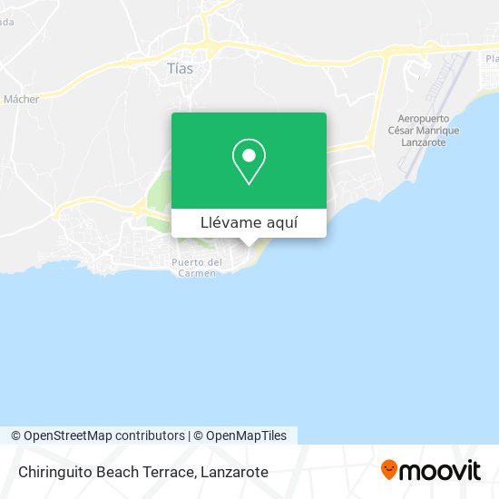 Mapa Chiringuito Beach Terrace
