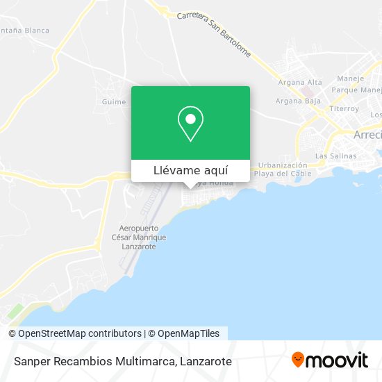 Mapa Sanper Recambios Multimarca