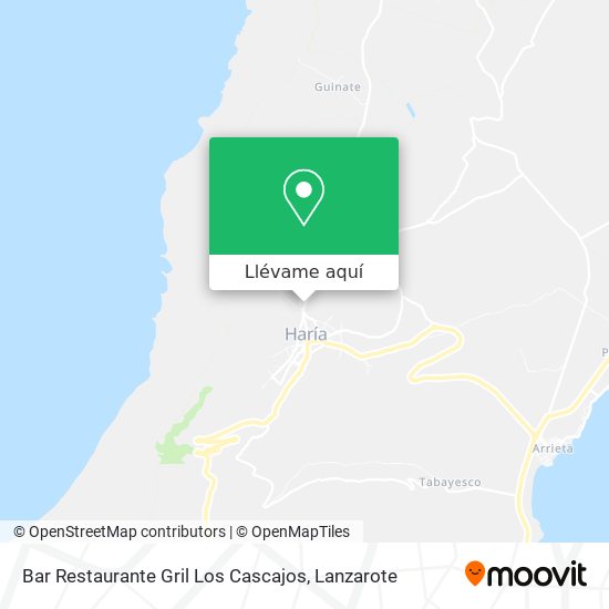 Mapa Bar Restaurante Gril Los Cascajos