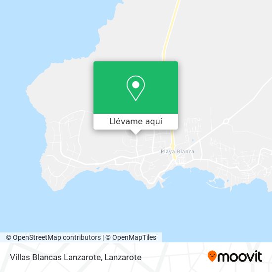 Mapa Villas Blancas Lanzarote