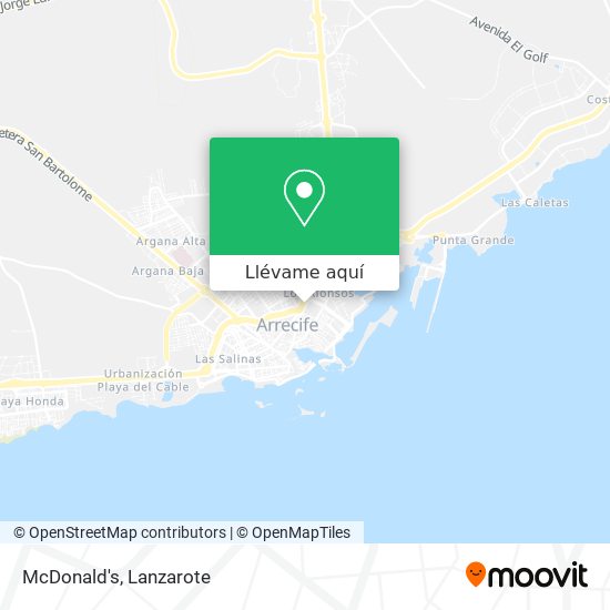 Mapa McDonald's