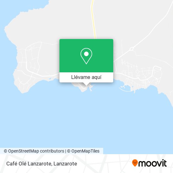 Mapa Café Olé Lanzarote