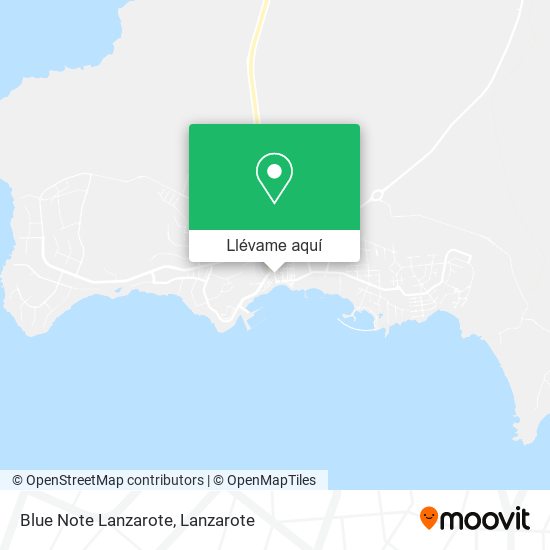 Mapa Blue Note Lanzarote