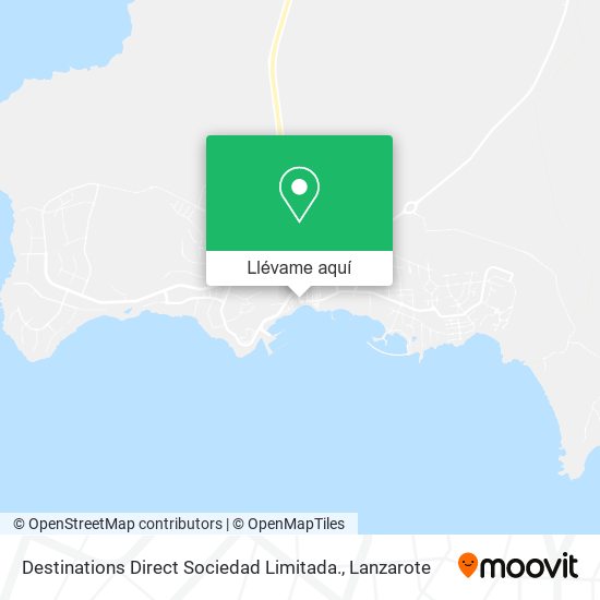 Mapa Destinations Direct Sociedad Limitada.