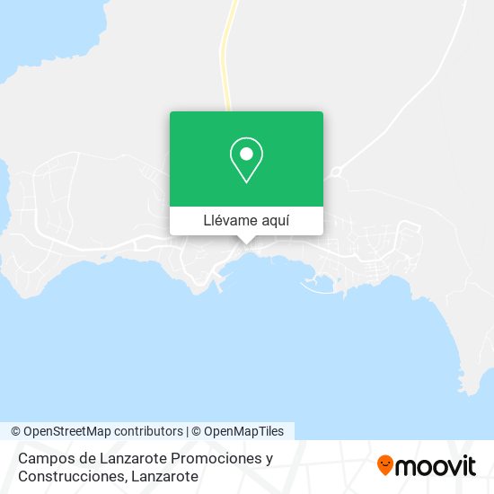 Mapa Campos de Lanzarote Promociones y Construcciones