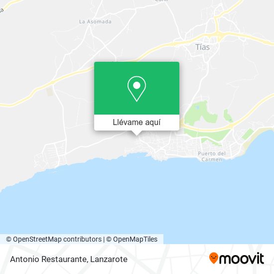 Mapa Antonio Restaurante