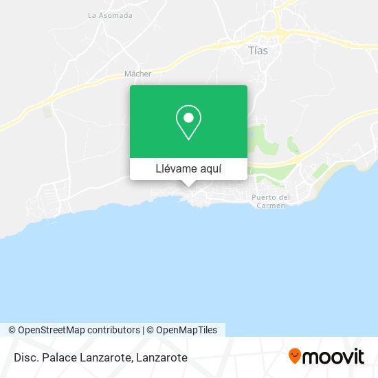 Mapa Disc. Palace Lanzarote