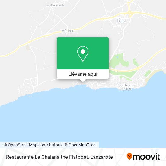 Mapa Restaurante La Chalana the Flatboat