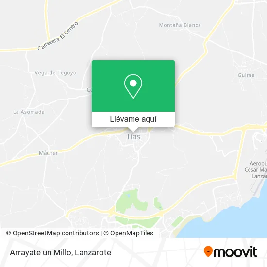 Mapa Arrayate un Millo