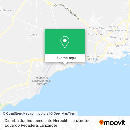 Mapa Distribuidor Independiente Herbalife Lanzarote- Eduardo Regadera