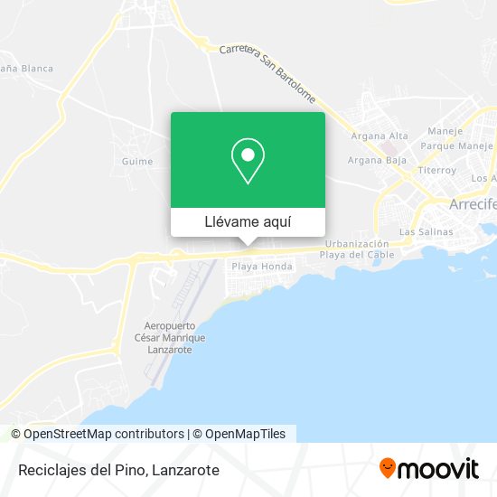 Mapa Reciclajes del Pino