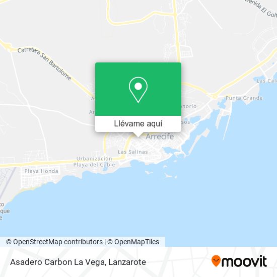 Mapa Asadero Carbon La Vega