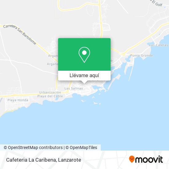 Mapa Cafeteria La Caribena