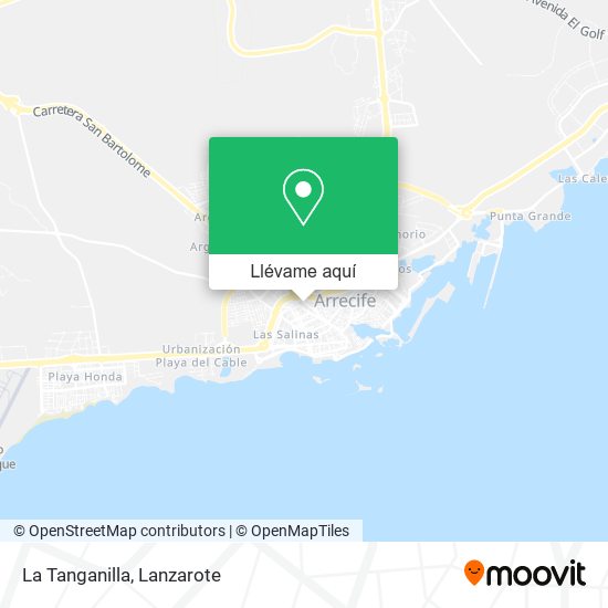 Mapa La Tanganilla