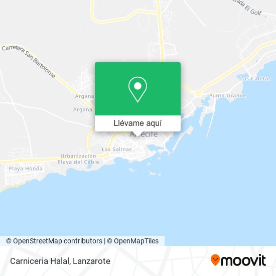 Mapa Carniceria Halal