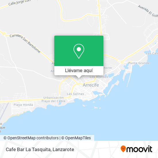 Mapa Cafe Bar La Tasquita