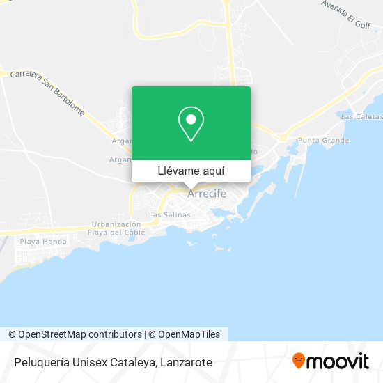 Mapa Peluquería Unisex Cataleya