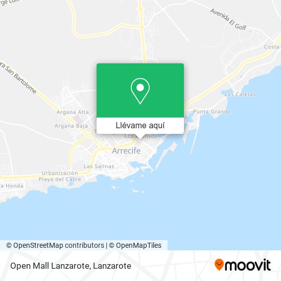 Mapa Open Mall Lanzarote