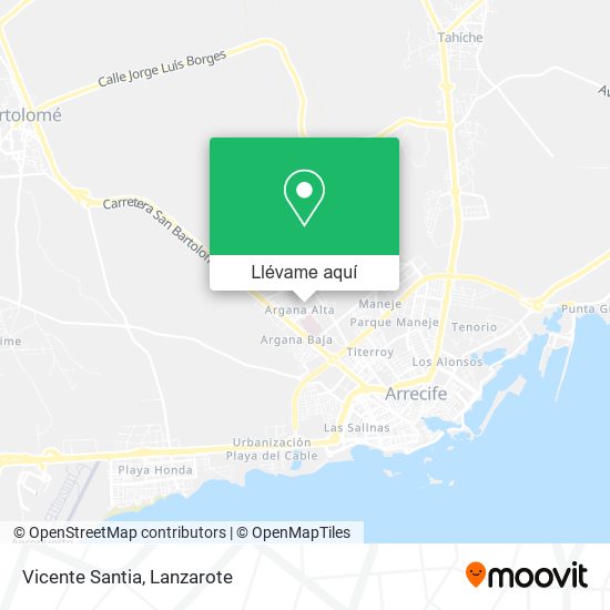 Mapa Vicente Santia