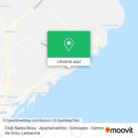 Mapa Club Santa Rosa - Apartamentos - Gimnasio - Centro de Ocio