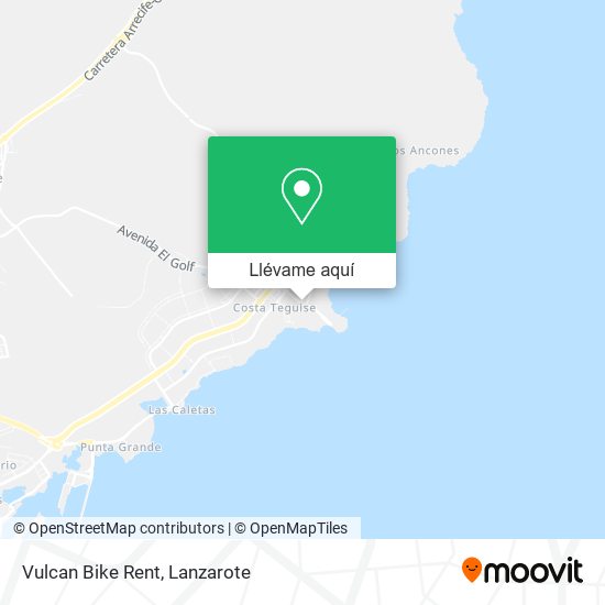 Mapa Vulcan Bike Rent
