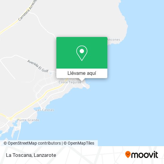 Mapa La Toscana