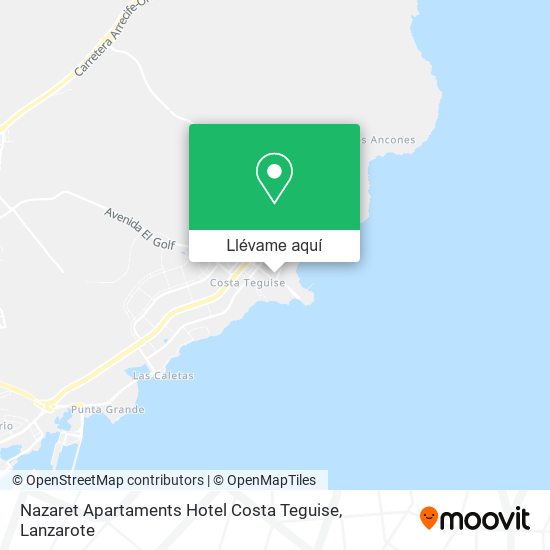 Mapa Nazaret Apartaments Hotel Costa Teguise