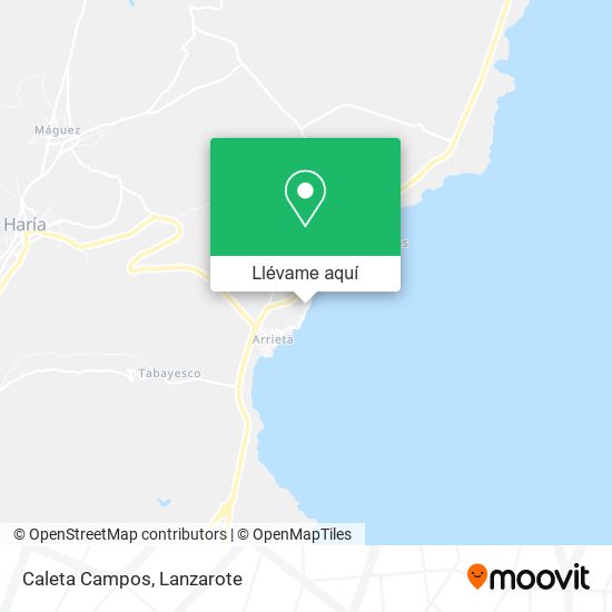 Mapa Caleta Campos