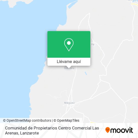 Mapa Comunidad de Propietarios Centro Comercial Las Arenas