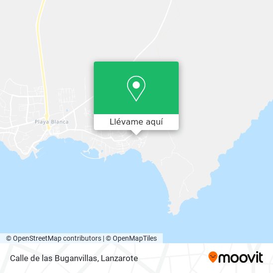Mapa Calle de las Buganvillas