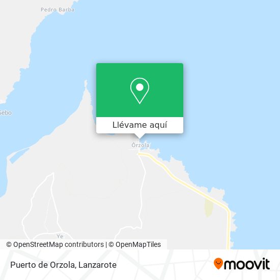Mapa Puerto de Orzola
