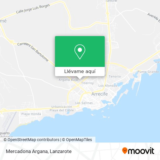 Mapa Mercadona Argana