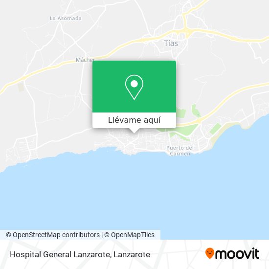 Mapa Hospital General Lanzarote