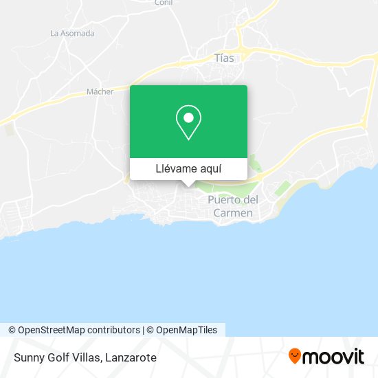 Mapa Sunny Golf Villas