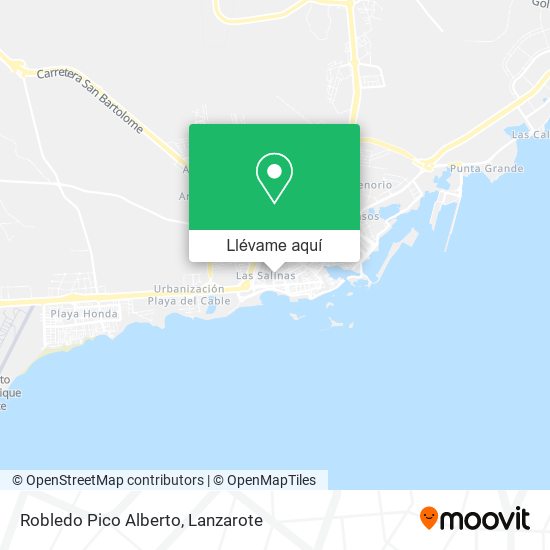 Mapa Robledo Pico Alberto