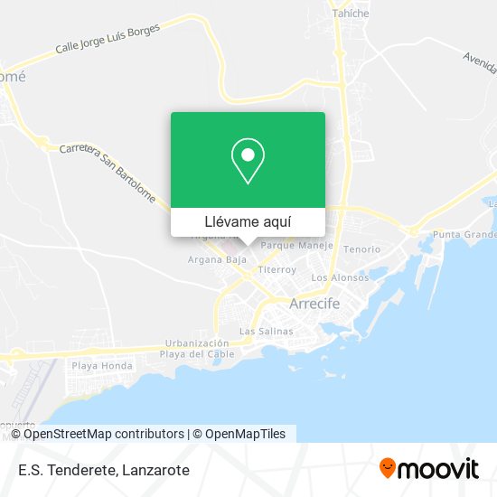 Mapa E.S. Tenderete