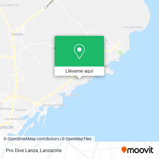 Mapa Pro Dive Lanza