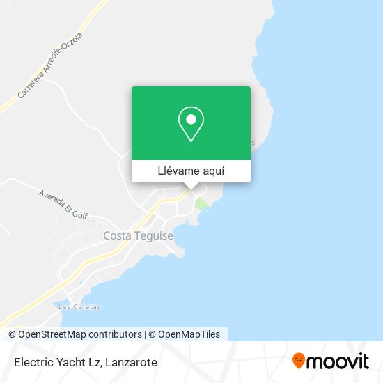 Mapa Electric Yacht Lz