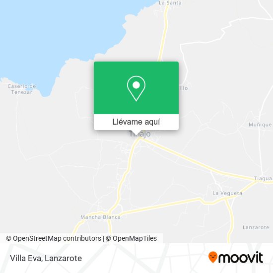 Mapa Villa Eva