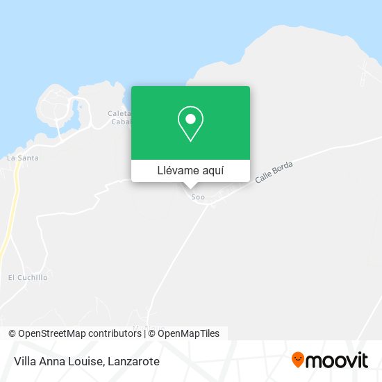 Mapa Villa Anna Louise