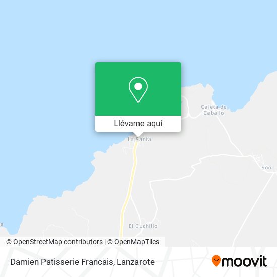 Mapa Damien Patisserie Francais