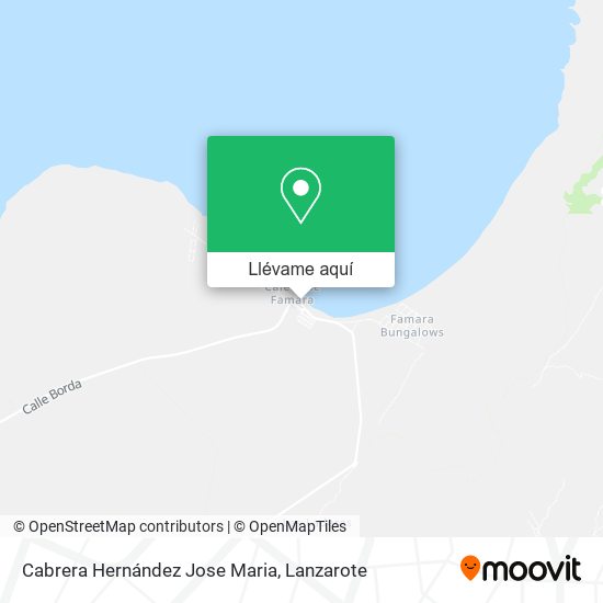 Mapa Cabrera Hernández Jose Maria