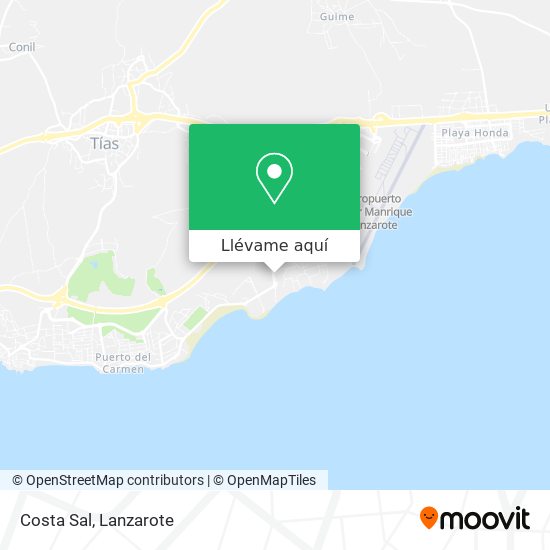 Mapa Costa Sal