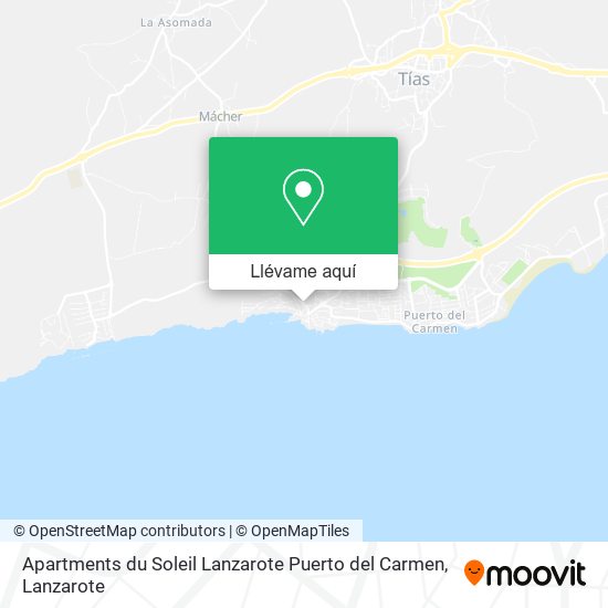 Mapa Apartments du Soleil Lanzarote Puerto del Carmen
