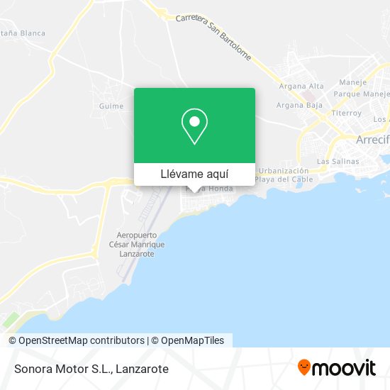 Mapa Sonora Motor S.L.