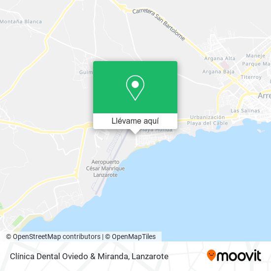 Mapa Clínica Dental Oviedo & Miranda
