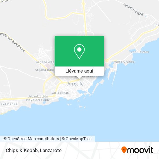 Mapa Chips & Kebab