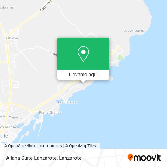 Mapa Ailana Suite Lanzarote