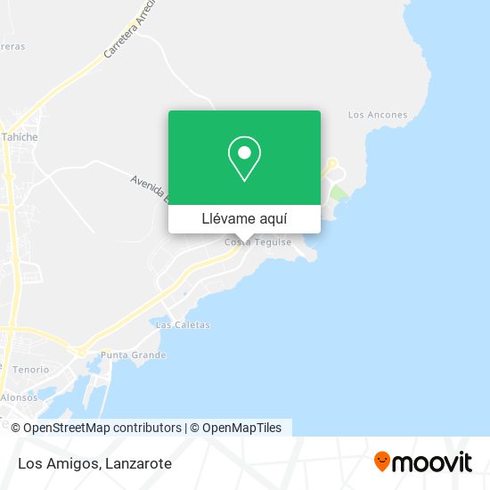Mapa Los Amigos