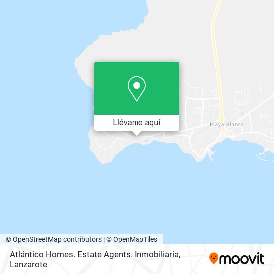 Mapa Atlántico Homes. Estate Agents. Inmobiliaria